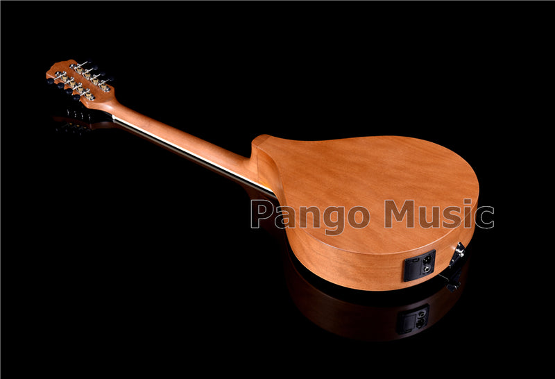 Solid Red Pine Top | 670mm Scale Length | Built-in EQ Acoustic-Electric Bouzouki (PBZ-587)