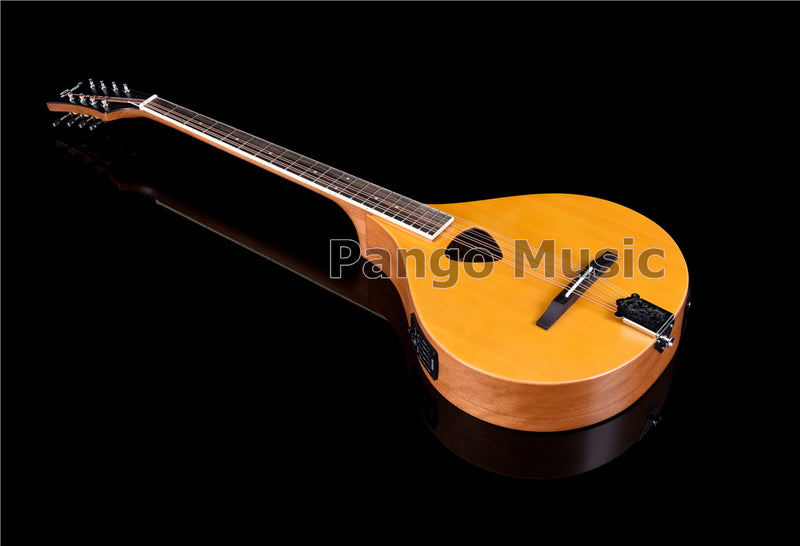 Solid Red Pine Top | 670mm Scale Length | Built-in EQ Acoustic-Electric Bouzouki (PBZ-587)