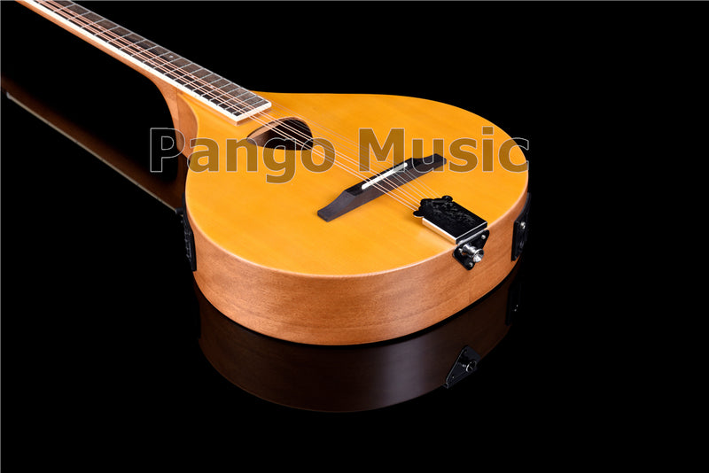 Solid Red Pine Top | 670mm Scale Length | Built-in EQ Acoustic-Electric Bouzouki (PBZ-587)