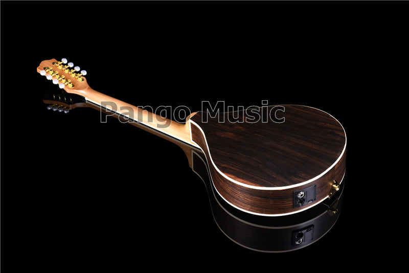 Solid Red Pine Top | 670mm Scale Length | Built-in EQ Acoustic-Electric Bouzouki (PBM-588S)