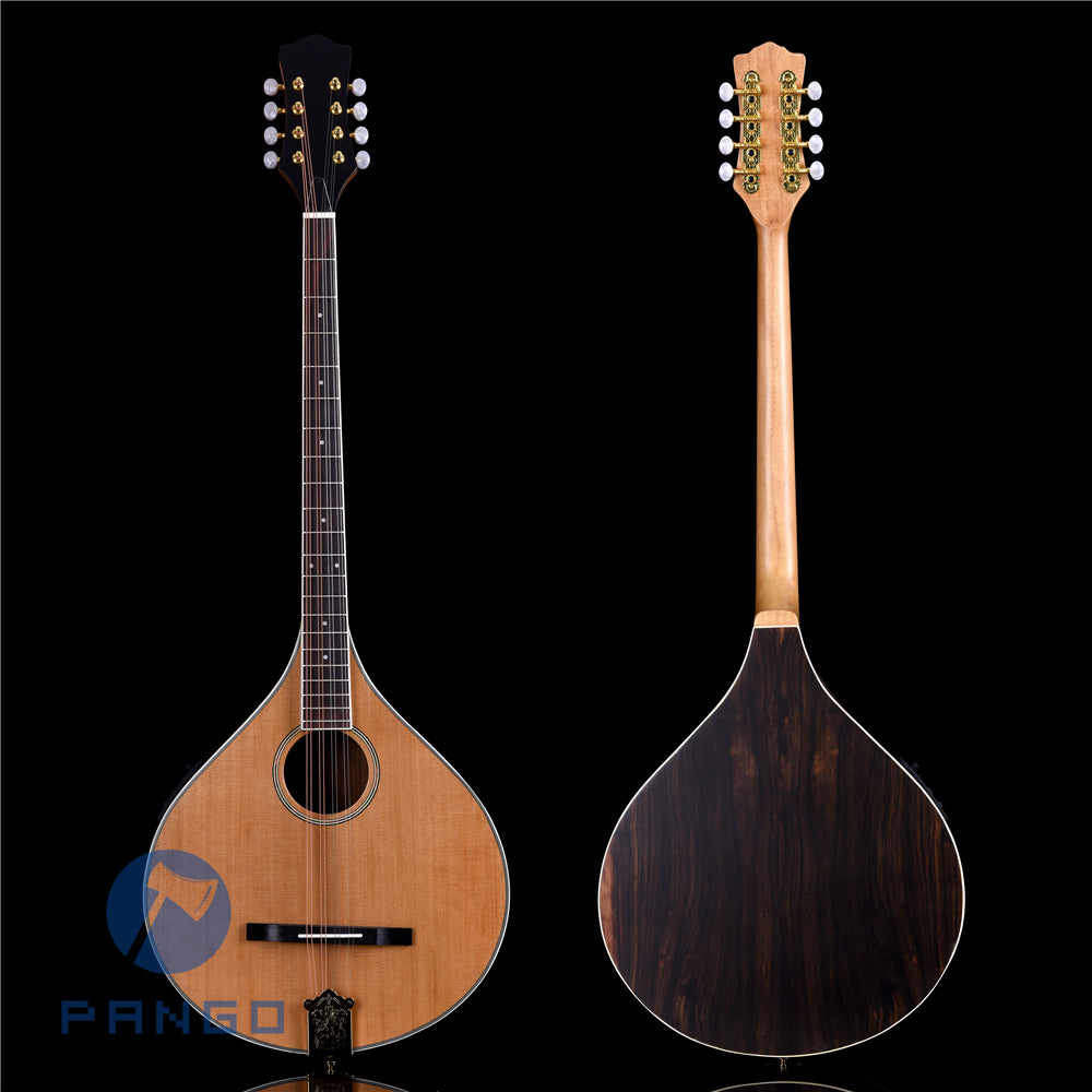 All Solid Wood Bouzouki Mandolin with EQ (PBM588S) — Guitar Kit Shop