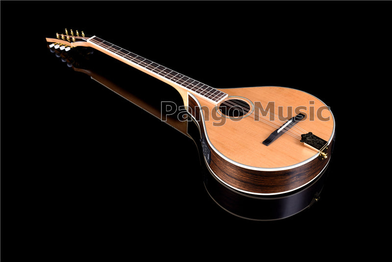 Solid Red Pine Top | 670mm Scale Length | Built-in EQ Acoustic-Electric Bouzouki (PBM-588S)