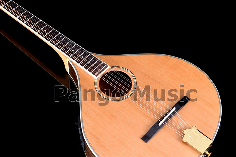 Solid Red Pine Top | 670mm Scale Length | Built-in EQ Acoustic-Electric Bouzouki (PBM-588S)