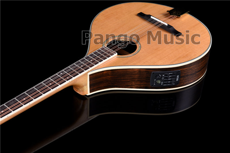 Solid Red Pine Top | 670mm Scale Length | Built-in EQ Acoustic-Electric Bouzouki (PBM-588S)