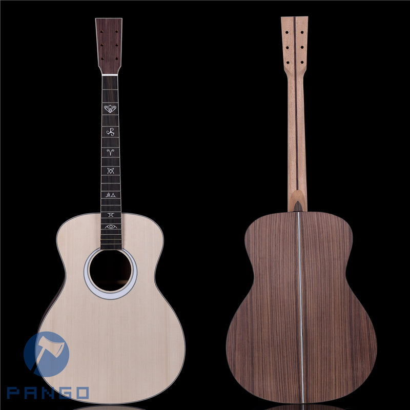 41 inch All Solid Wood DIY Acoustic Guitar Kit (PFA-970)