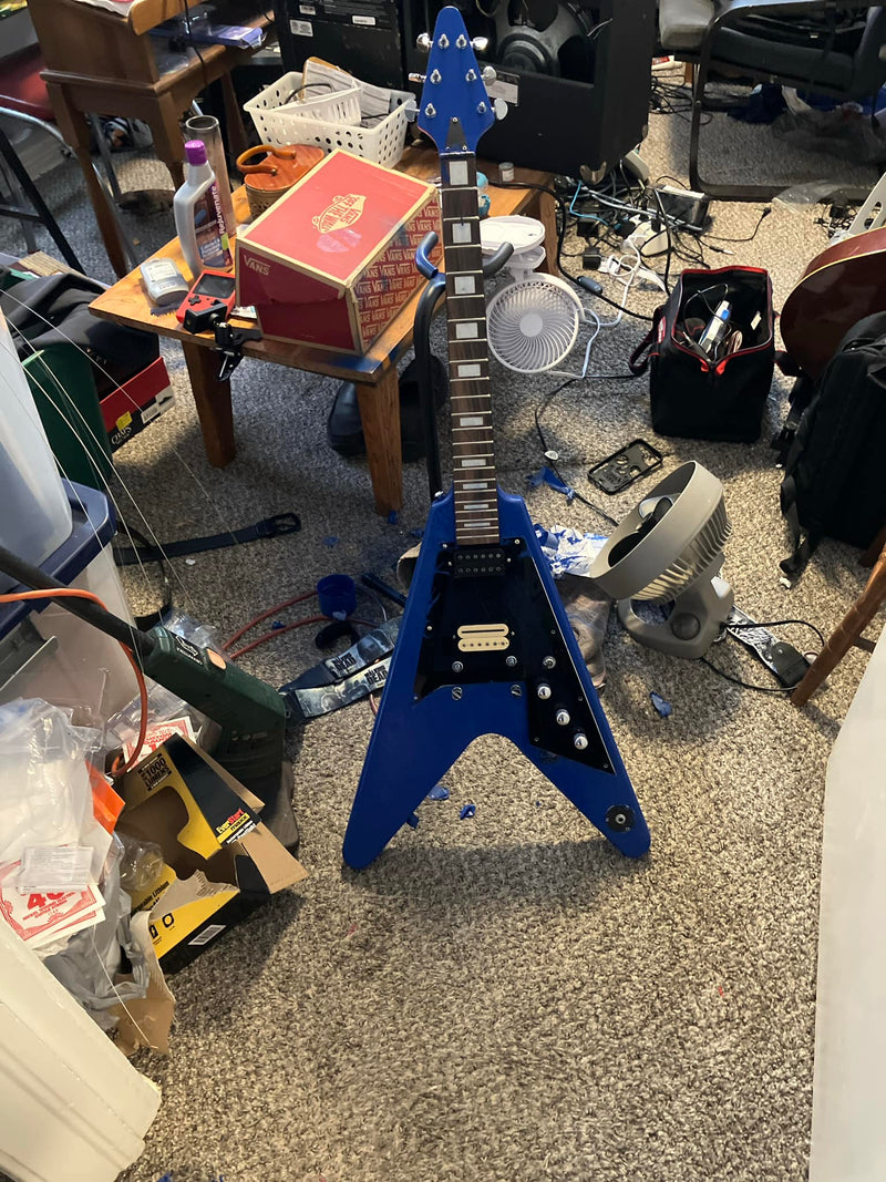 Flying V Style DIY Electric Guitar Kit (PFV-074)