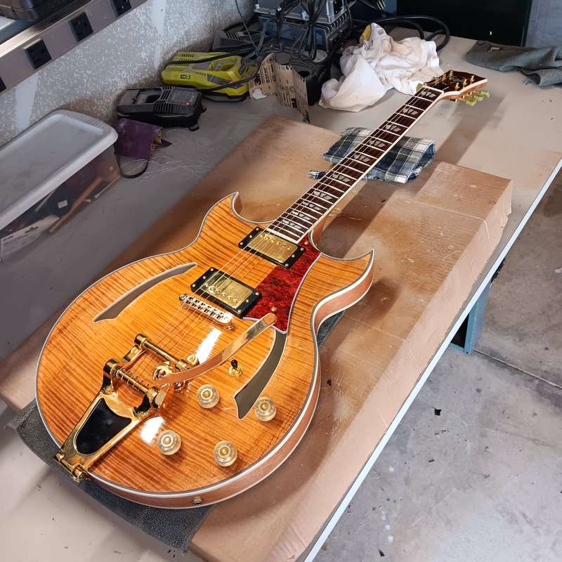 Hollow Body DIY Electric Guitar Kit (PHB-730F, Fast Shipping, Tariff-free)