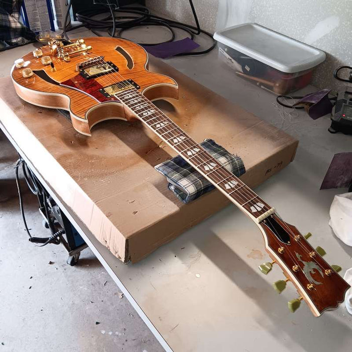 Semi Hollow ES-335 Style DIY Electric Guitar Kit (PHB-730F)