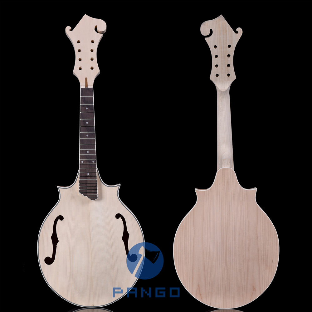 PANGO Music W-Style Solid Spruce Top DIY Mandolin Kit (PMB-700 ...