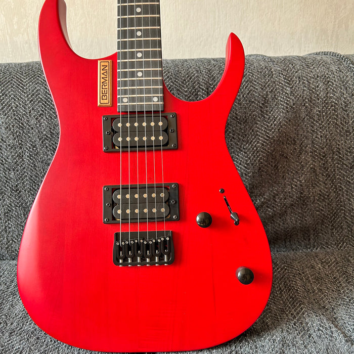 PANGO Music Red Matt Finish Electric Guitar (PMG-004)