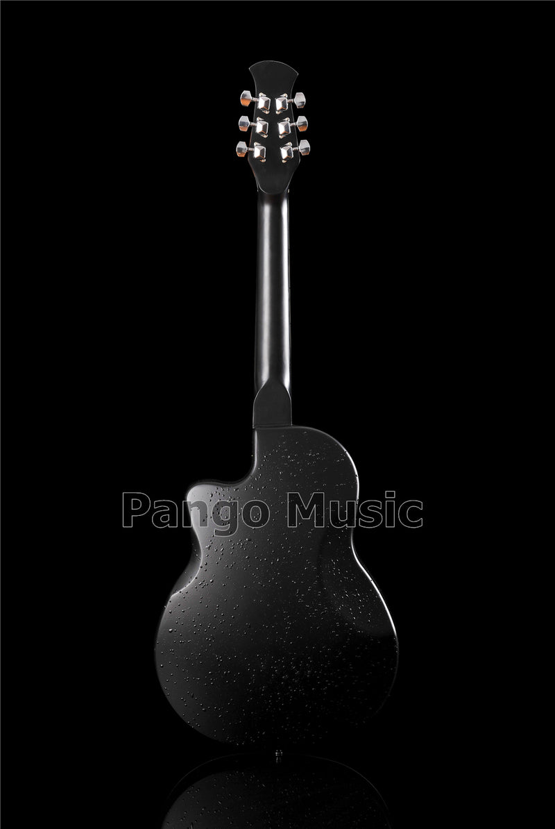 40 Inch Round Back Sunburst Color Acoustic Guitar (PNT-127)