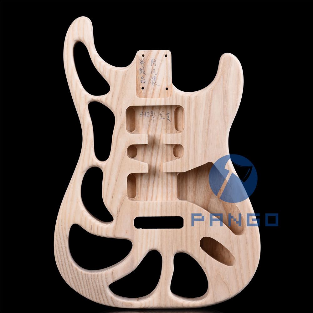 Weight Relief Design Ash Body DIY Electric Guitar Kit (PST-570