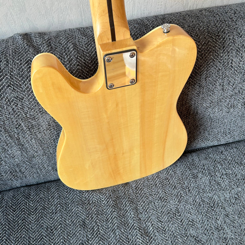 PANGO Music Tele Style Electric Guitar with Spalted Maple Top (PTL-128)