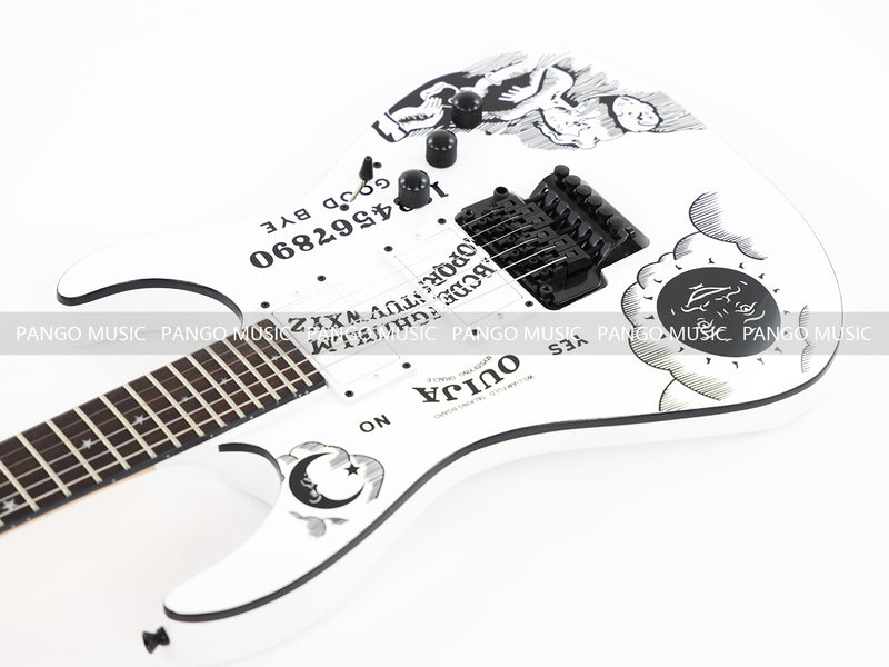 Moon Goddess Style Electric Guitar with Reverse Headstock (GKS-147)