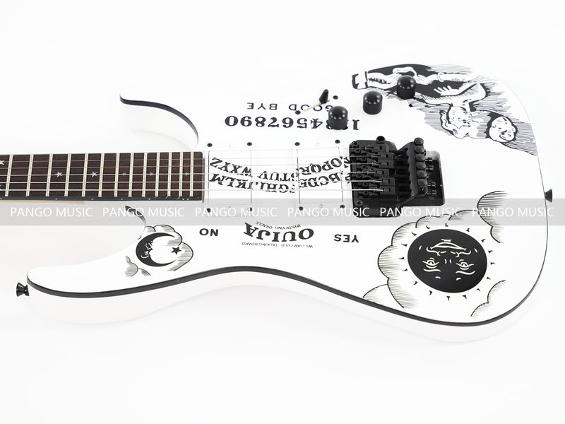 Moon Goddess Style Electric Guitar with Reverse Headstock (GKS-147)