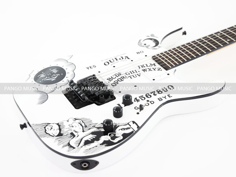 Moon Goddess Style Electric Guitar with Reverse Headstock (GKS-147)