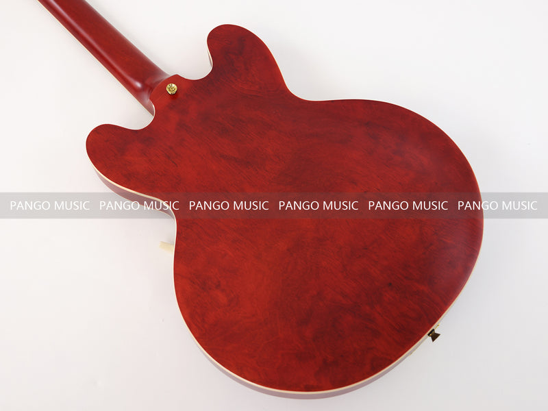 PANGO MUSIC Semi Hollow All Red Electric Guitar (GKS-061)