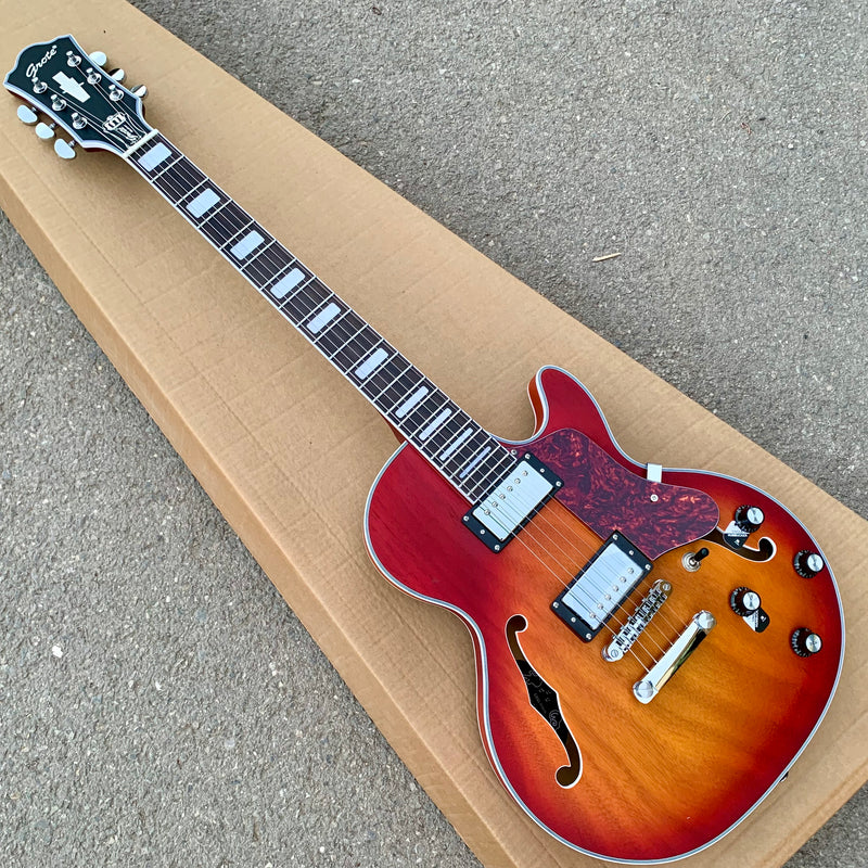 PANGO Music Semi Hollow Body Electric Guitar (YMZ-205)