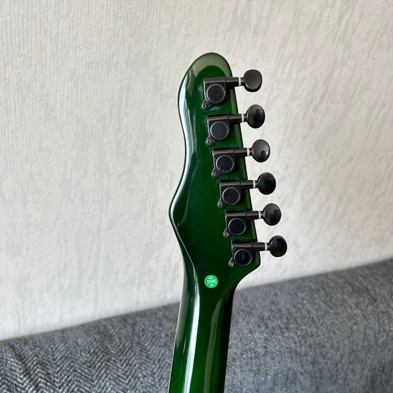 PANGO Music F Hole Electric Guitar with Burl Maple Top (YMZ-210)