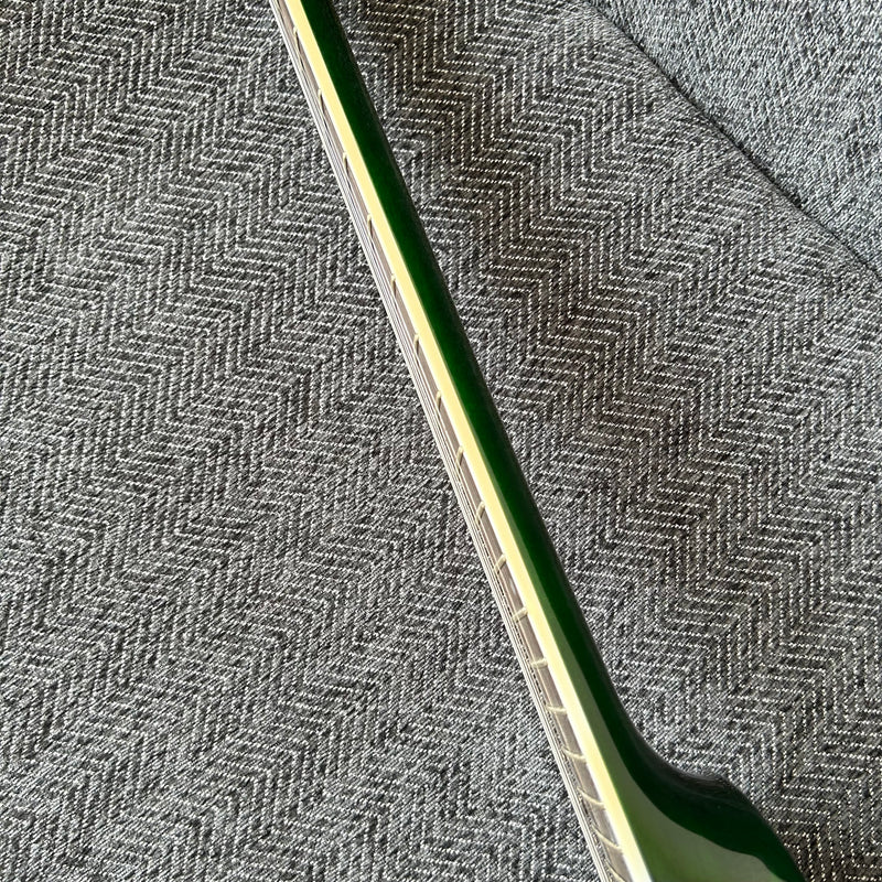 PANGO Music F Hole Electric Guitar with Burl Maple Top (YMZ-210)