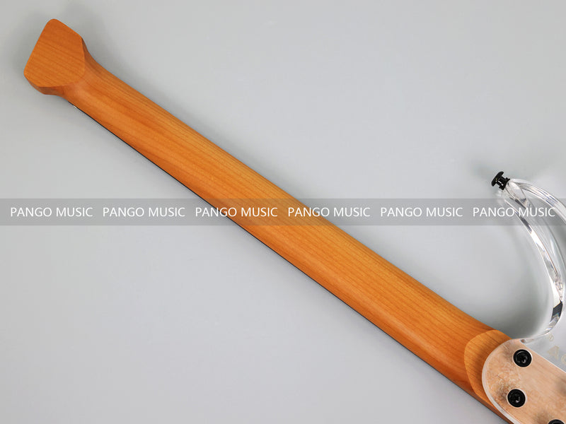 PANGO MUSIC Solid Acrylic Body Headless Electric Guitar (PTH-091)