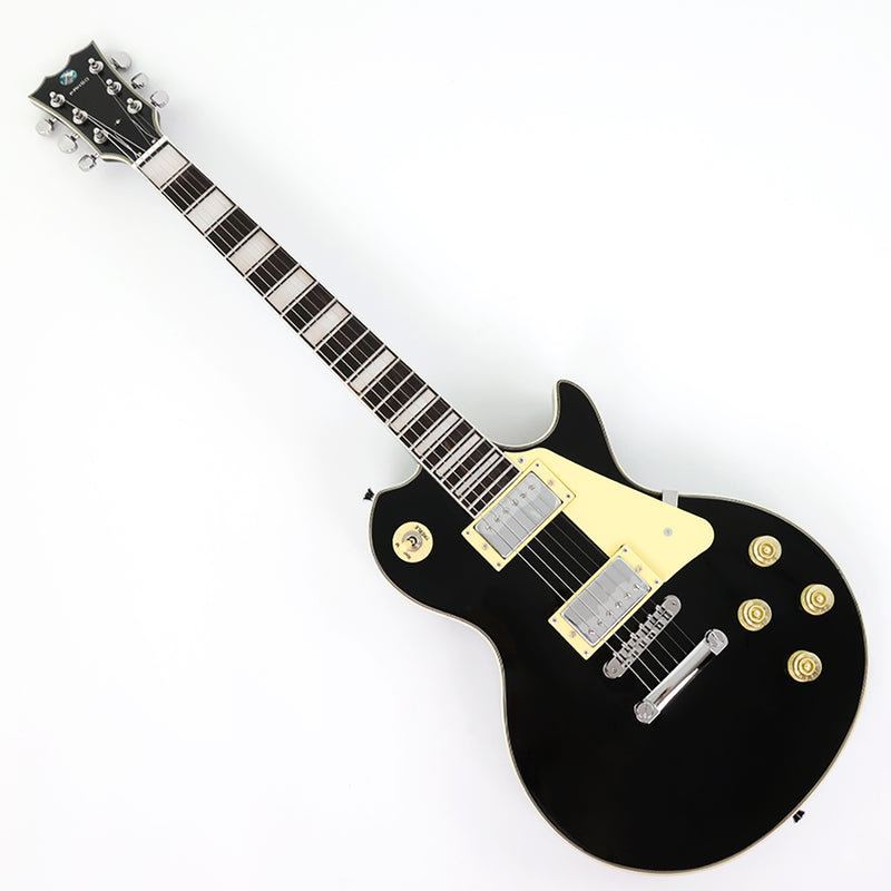 PANGO MUSIC XG Series XLP Custom All Black Electric Guitar (XLP-111)