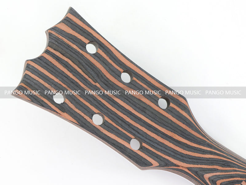 PANGO MUSIC XG Series XLP Custom All Zebrawood DIY Electric Guitar Kit (XLP-002)
