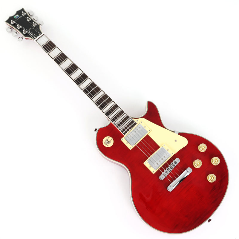 PANGO MUSIC XG Series XLP Custom Cherry Red Electric Guitar (XLP-119)