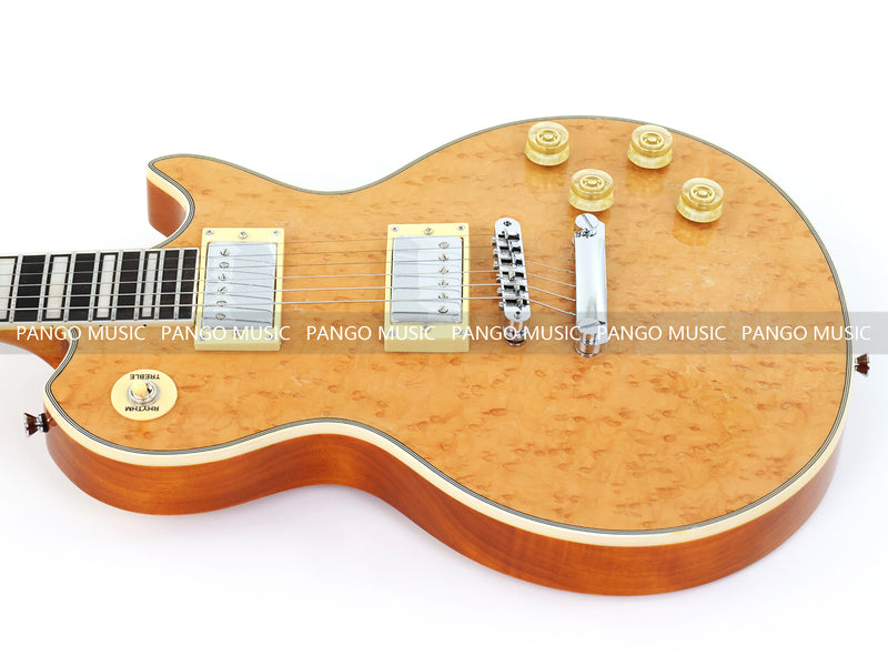PANGO MUSIC XG Series XLP Custom Electric Guitar with Birdseye Maple Top (XLP-130)