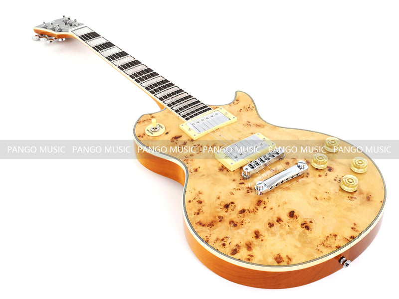 PANGO MUSIC XG Series XLP Custom Electric Guitar with Burl Maple Top (XLP-125)