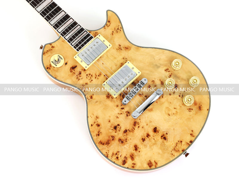 PANGO MUSIC XG Series XLP Custom Electric Guitar with Burl Maple Top (XLP-125)