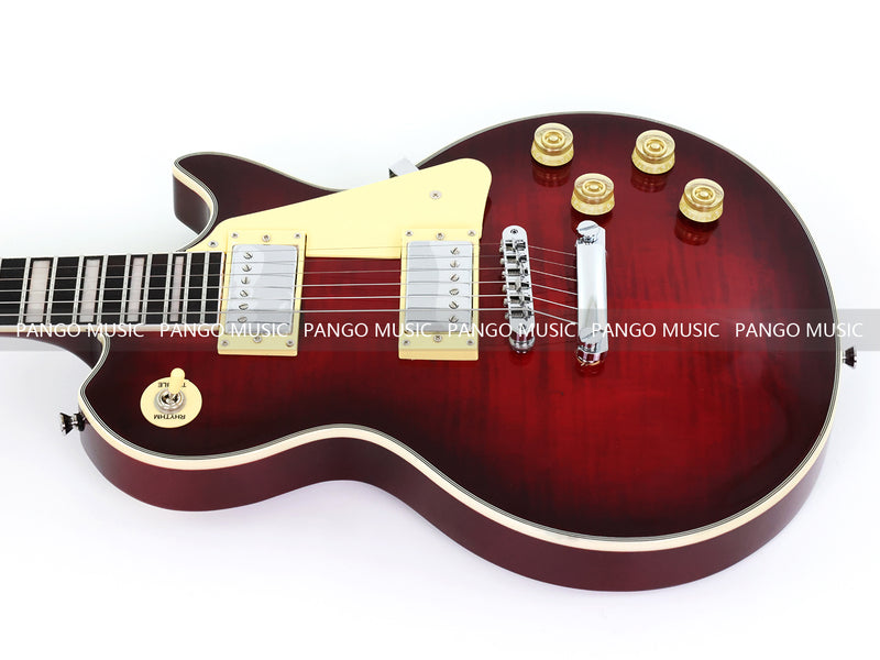 PANGO MUSIC XG Series XLP Custom Electric Guitar with Flamed Maple Top (XLP-106)