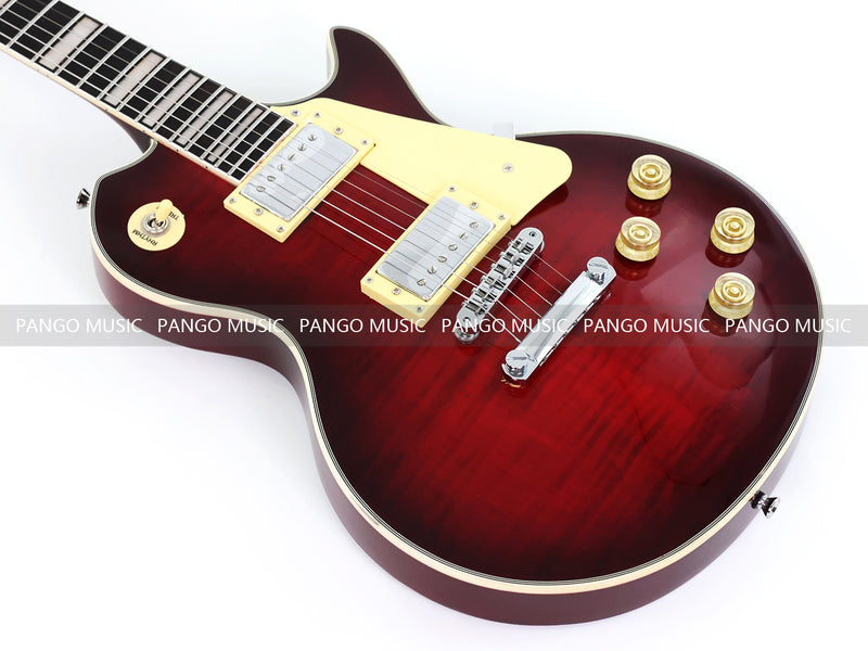 PANGO MUSIC XG Series XLP Custom Electric Guitar with Flamed Maple Top (XLP-106)