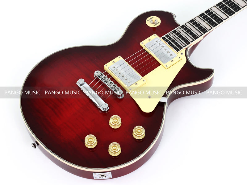 PANGO MUSIC XG Series XLP Custom Electric Guitar with Flamed Maple Top (XLP-106)
