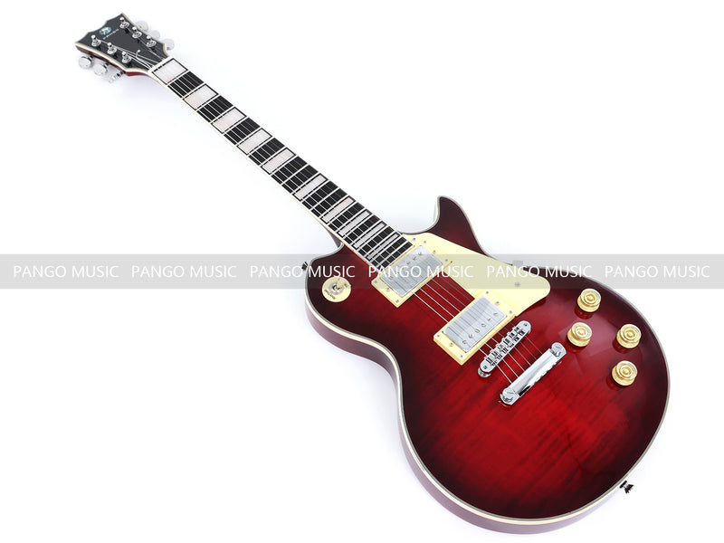 PANGO MUSIC XG Series XLP Custom Electric Guitar with Flamed Maple Top (XLP-106)