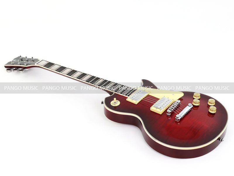 PANGO MUSIC XG Series XLP Custom Electric Guitar with Flamed Maple Top (XLP-106)