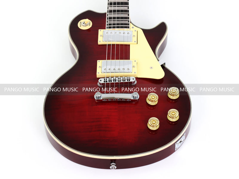 PANGO MUSIC XG Series XLP Custom Electric Guitar with Flamed Maple Top (XLP-106)