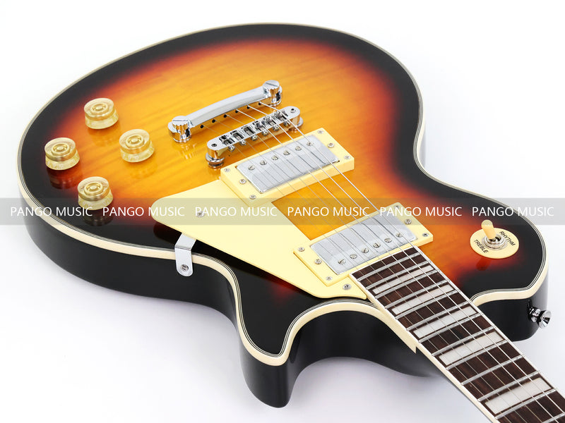 PANGO MUSIC XG Series XLP Custom Electric Guitar with Flamed Maple Top (XLP-109)