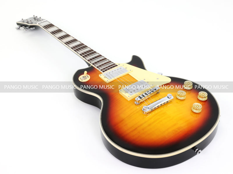 PANGO MUSIC XG Series XLP Custom Electric Guitar with Flamed Maple Top (XLP-109)