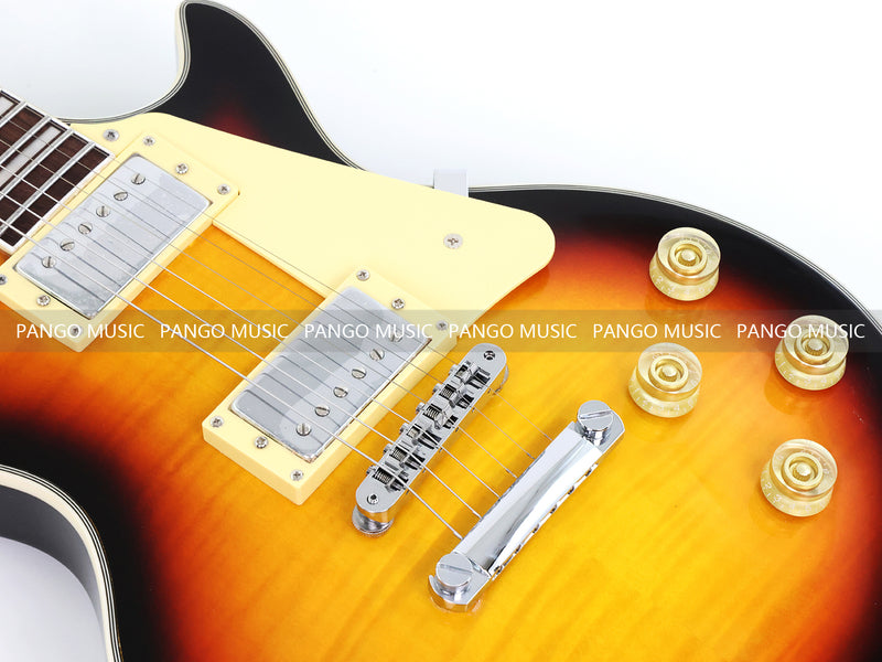PANGO MUSIC XG Series XLP Custom Electric Guitar with Flamed Maple Top (XLP-109)