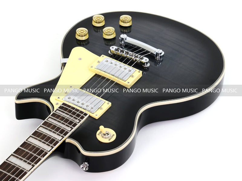PANGO MUSIC XG Series XLP Custom Electric Guitar with Flamed Maple Top (XLP-110)