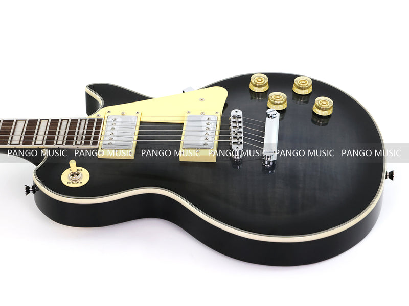 PANGO MUSIC XG Series XLP Custom Electric Guitar with Flamed Maple Top (XLP-110)