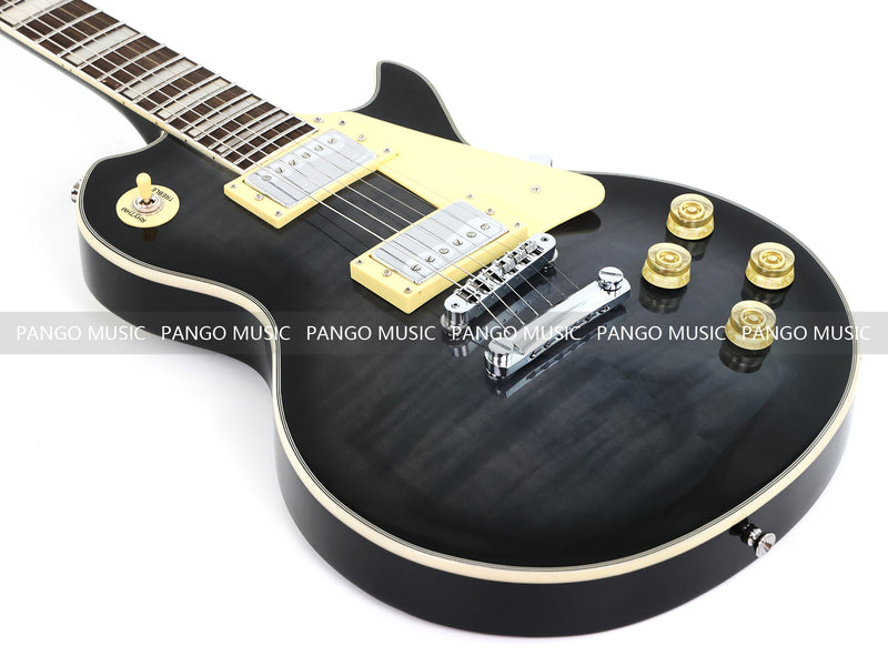 PANGO MUSIC XG Series XLP Custom Electric Guitar with Flamed Maple Top (XLP-110)