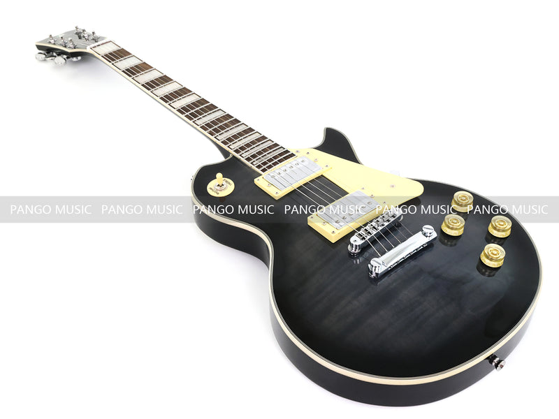 PANGO MUSIC XG Series XLP Custom Electric Guitar with Flamed Maple Top (XLP-110)
