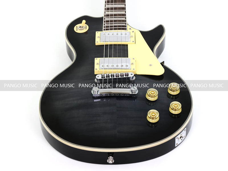 PANGO MUSIC XG Series XLP Custom Electric Guitar with Flamed Maple Top (XLP-110)