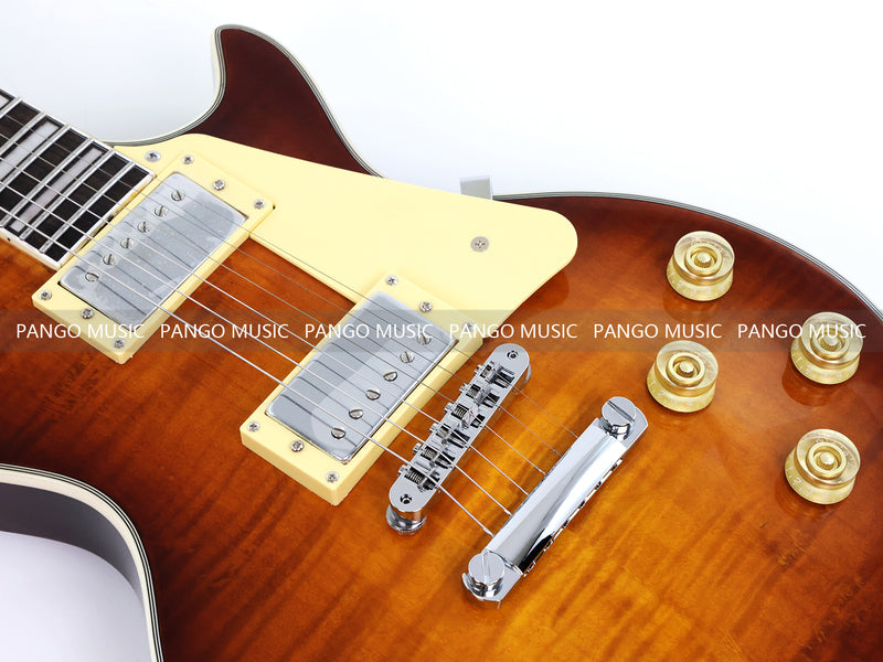 PANGO MUSIC XG Series XLP Custom Electric Guitar with Flamed Maple Top (XLP-118)