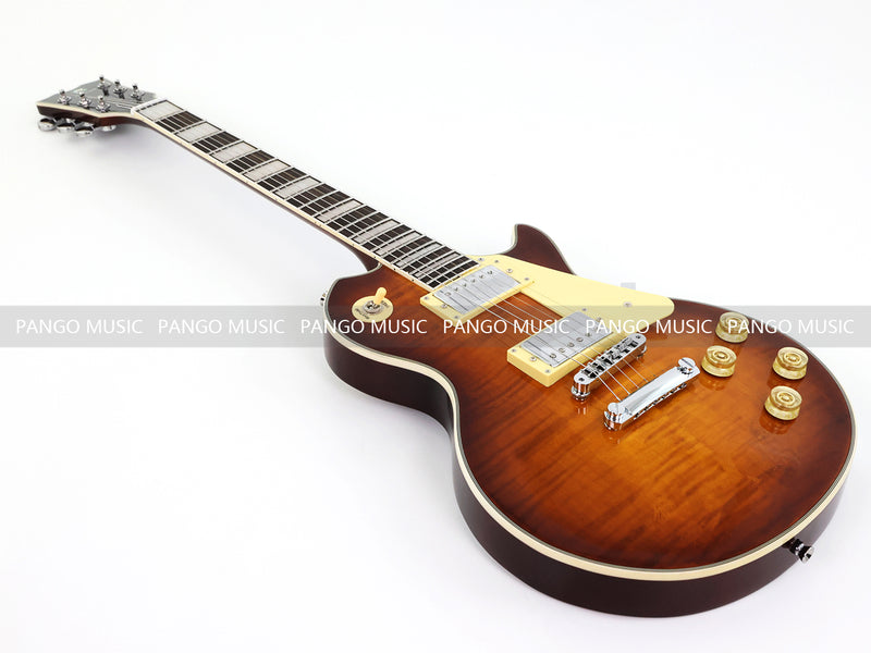 PANGO MUSIC XG Series XLP Custom Electric Guitar with Flamed Maple Top (XLP-118)