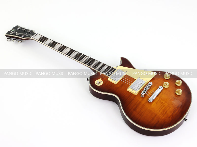 PANGO MUSIC XG Series XLP Custom Electric Guitar with Flamed Maple Top (XLP-118)