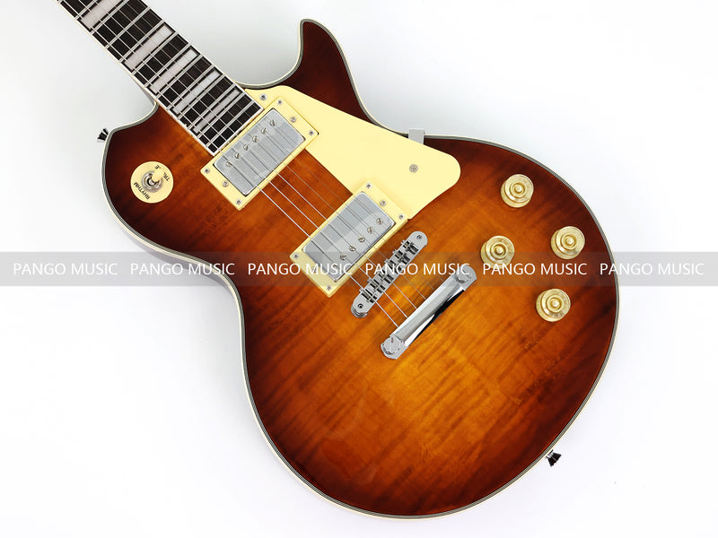 PANGO MUSIC XG Series XLP Custom Electric Guitar with Flamed Maple Top (XLP-118)
