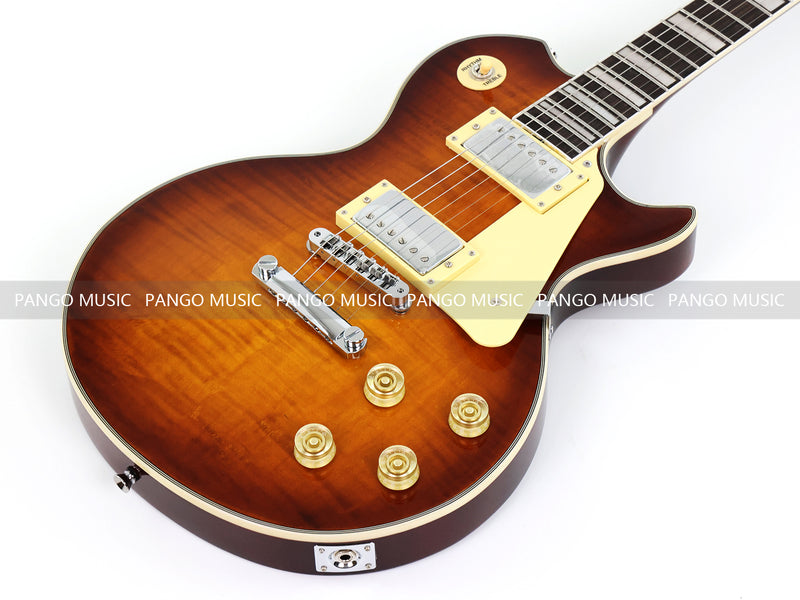 PANGO MUSIC XG Series XLP Custom Electric Guitar with Flamed Maple Top (XLP-118)
